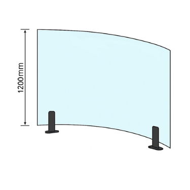 Curved Fixed Glass Panels Curved Fixed Glass Panels