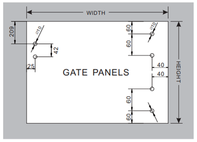 1200mm H Pool Fencing Glass Panels: 