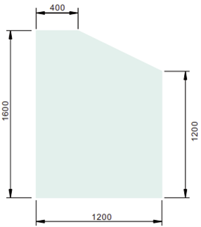 Retaining Wall Glass Panels: 5KM1600R