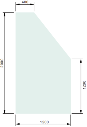 Retaining Wall Glass Panels: 5KM2000R